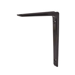 Touchpoint Aluminium Shelf Bracket - 150 x 200mm - Black
