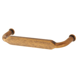 Altro Eton 12mm D-Bar Cabinet Pull Handle - 96mm Centres - Antique Brass
