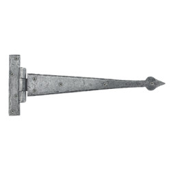 Olde Forge Arrow Head Door Tee Hinge - 457 x 127mm - Pewter