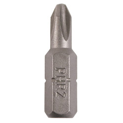 TIMCO Steel Driver Bits - Phillips - PH2 - 25mm Length - Pack of 10