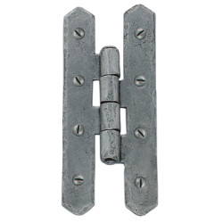 Olde Forge H Door Hinge - 102 x 41mm - Pewter - Pair