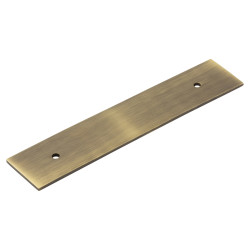 Frelan Hoxton Fanshaw Cabinet Handle Backplate Only - 140 x 30mm - Antique Brass