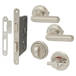 Eclipse Anti-Ligature First Entry Bathroom Doorset with Primary Override