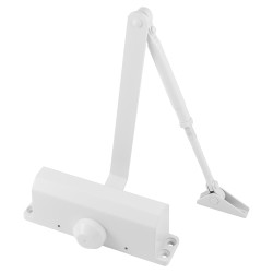 Eclipse 73 Series Fire Door Closer - Power Size 3 - Push/Pull Mounting - No Cover - White