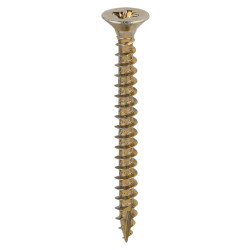 TIMCO Classic Pozi Countersunk Wood Screws - 6.0 x 60mm - Yellow Zinc - Pack of 200