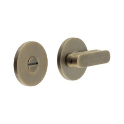 CRES by Frelan CRES803 Bathroom Turn & Release - 54mm Diameter - Antique Brass