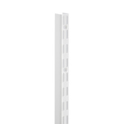 elfa Twin Slot Shelving System - Extension Shelf Wall Upright - 1148mm Length - White