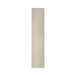 Hampstead Stainless Steel Plain Finger Plate - 350 x 75 x 1.5mm - Satin