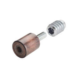 Bramah Rola Wooden Sash Window Stop - 19mm - Bronze - 2 Body + 4 Inserts