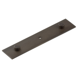 Frelan Hoxton Fanshaw Cabinet Knob Backplate Only - 140 x 30mm - Dark Bronze