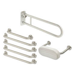 Fitzroy of London Rail Only Low Level Doc M Pack - Satin Stainless Steel