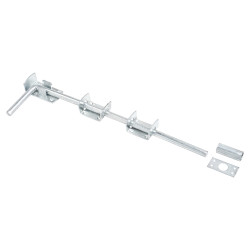 Drop Down Garage Bolt - 470mm Length - Galvanised Steel