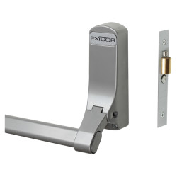 Exidor 305 Single Door Panic Bar with Mortice Actuator - Timber Door