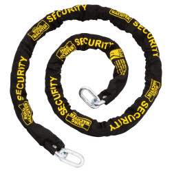 Burg Wachter GKM Fabric Sleeve Hardened Square Link Security Chain - 10 x 2000mm - Black