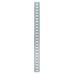 Altro Raised Bookcase Strip - 1829 x 24mm - Satin Chrome Plated (On Solid Brass)