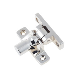 Burlington by Frelan Brighton Sash Window Fastener - Pattern 1 - 55 x 15mm - Polished Nickel
