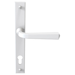 Mila Heritage uPVC Multipoint Door Handle - 92mm c/c - White