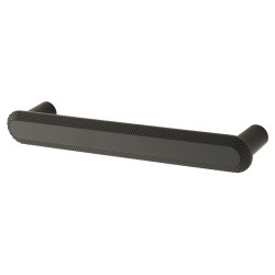 Hampstead Morley 19mm Bobbled D-Bar Cabinet Pull Handle - 1219mm Centres - Matt Black