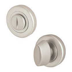 Serozzetta by Carlisle Brass Bathroom Turn & Release - 50mm Diameter - Oval - Satin Chrome
