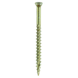 TIMCO C2 Tongue-Fix Torx Countersunk Wood Screws - 3.5 x 45mm - Yellow Zinc - Pack of 200