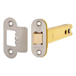 Altro Heavy Duty Tubular Latch - 128mm Case - 107mm Backset - Radius - Satin Stainless Steel
