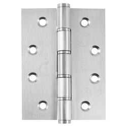 Eclipse Slim Knuckle Grade 7 Washered Butt Fire Door Hinge - 102 x 76 x 2mm - Pol Stainless - Pair