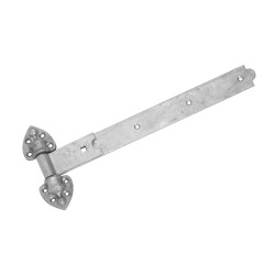 GateMate Heavy Duty Reversible Hook & Band Gate Hinge - 300 x 38mm - Galvanised - Pair