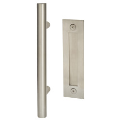 Altro Sliding Door Handle & Flush Pull Handle - Stainless Steel