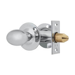 Bathroom Privacy Set - Polished Chrome