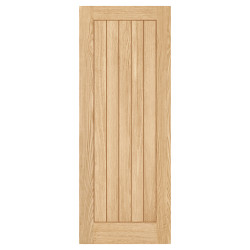 LPD Belize 5 Panel Pre-Finished Solid Internal FD30 Fire Door - 2040 x 626 x 44mm - Oak