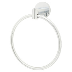 Hampstead Knurled Towel Ring - 180 x 65 x 57mm - Polished Stainless Steel