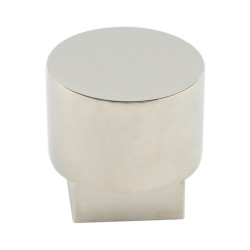 Burlington by Frelan Westminster Round Cabinet Knob - 30mm Diameter - Polished Nickel