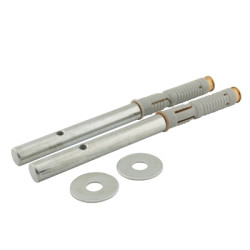 Altro Floating Shelf Support Concealed Fixings - 100mm Bar Length - Pack of 2