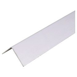 Rothley 1000mm Aluminium Angle - Equal Sided - 19.5 x 19.5 x 1mm - Raw
