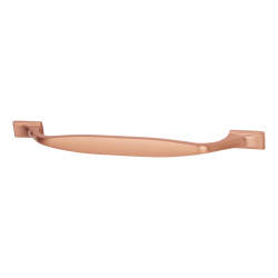 Crofts & Assinder Marlborough 15mm D-Bar Cabinet Pull Handle - 160mm Centres - Brushed Copper