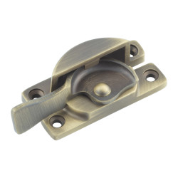 Burlington by Frelan Fitch Sash Window Fastener - 64 x 12mm - Antique Brass