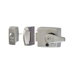 ERA BS3621:2007 Double Locking Nightlatch - 60mm Backset - Satin Chrome Case/Cylinder