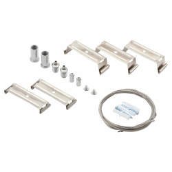 Forum Culina Reno LED Under Cabinet Batten Suspension Kit - 1000mm - Chrome