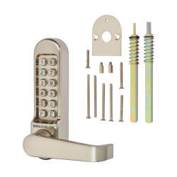 Borg BL5408 Panic Access Push Button Code Lock - Stainless Steel