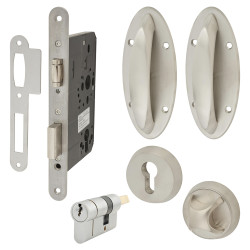 Eclipse Anti-Ligature First Entry Bedroom Doorset with Primary Override - 54mm Thick Doors