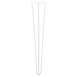 Altro Hairpin Leg - 3 Pin - 700mm Height - White - Pair