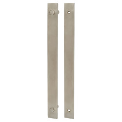 Altro Contemporary Barn Back to Back Door Handle - Stainless Steel
