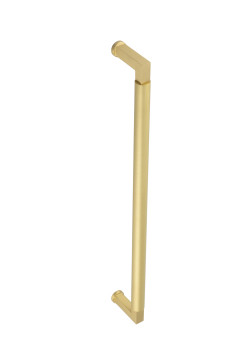 Burlington by Frelan Satin Brass 20mm D-Bar Door Pull Handle - Bolt Fix - 425mm c/c - Westminster Range