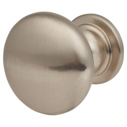 Altro Domed Round Cabinet Knob - 28mm Diameter - Satin Nickel