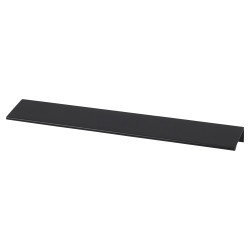Touchpoint Serva Lipped Edge Cabinet Pull Handle - 320mm Centres - Black