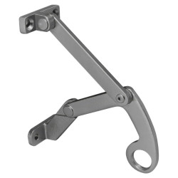 Flush Quadilent Stay - 145mm Length - 175mm Throw - Silver