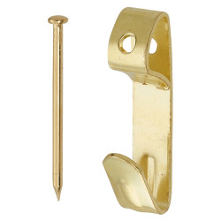 Light Duty Picture Hook - Single – 5 x 24mm - Florentine Bronze - Pack of 50