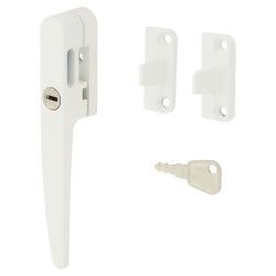 Altro Timber Range Locking Night Vent Wedge Casement Window Fastener - Reversible - White