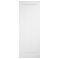 LPD Cottage 5 Panel Pre-Finished Laminate Semi-Solid Internal Door - 1981 x 762 x 35mm - White