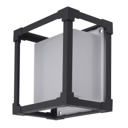 Altro 9W LED Cube Outdoor Up & Down Wall Light - IP54 - 3000K Warm White - Anthracite